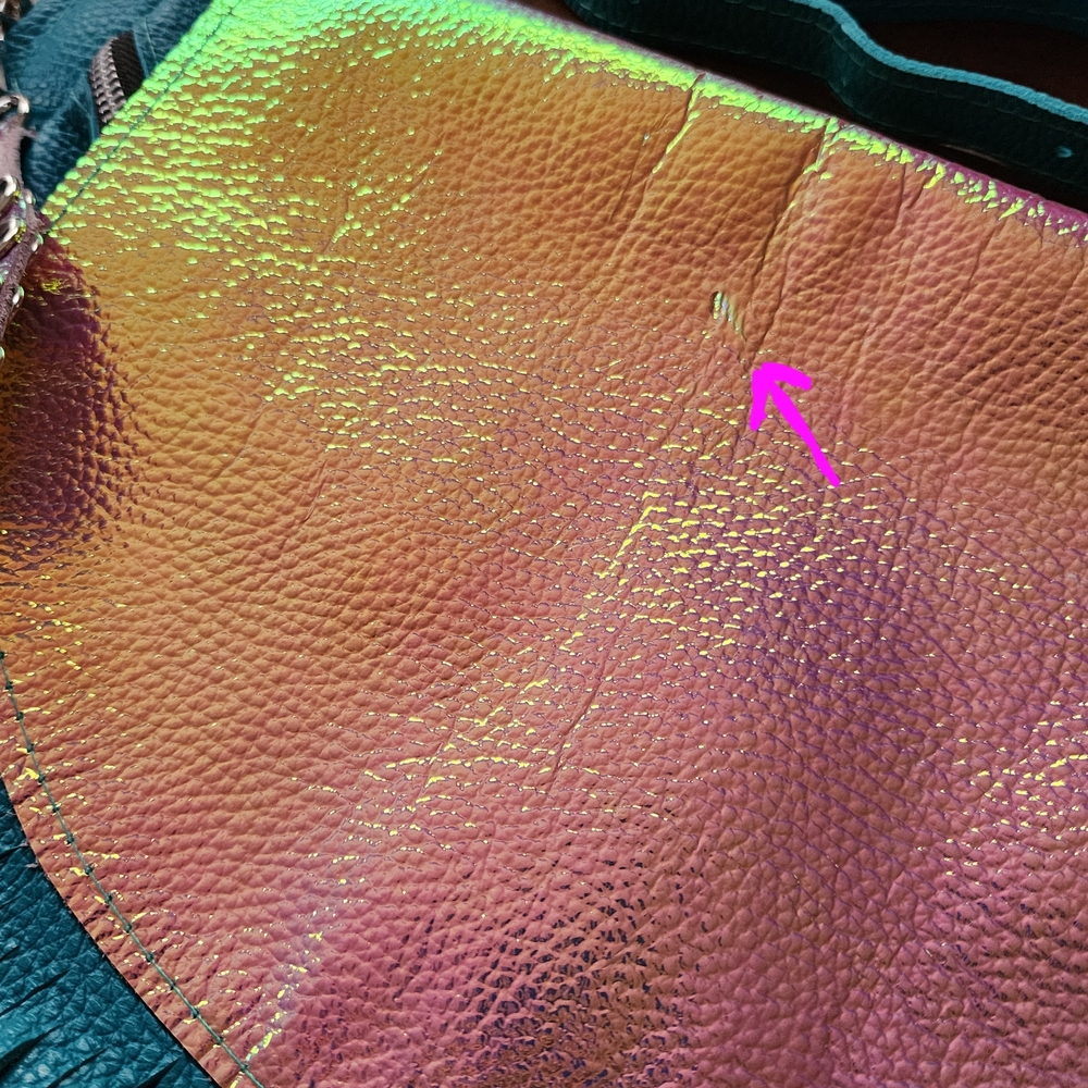 Iridescent Fringe Crossbody Bag - Picture 6 of 6
